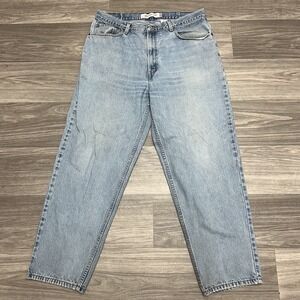 Vintage 90s Levi's 560 Blue Jean 38x30‎ Fit 36x30 Faded Denim Baggy Tapered Fit